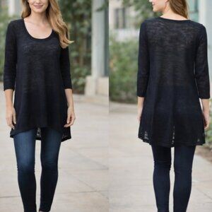 Nally & Millie Lightweight Knit Tunic Top – Size Small NWT